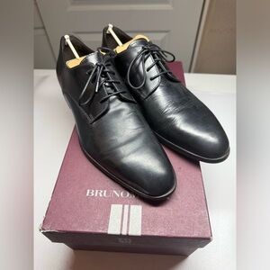 Bruno Magli Men’s Black Oxford Derby’s Dress Shoes
